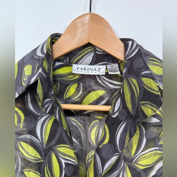 Farinaz Taghavi Blouse Size 4 - Picture 2 of 8